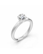 0.50 karaat ronde synthetische diamant solitaire Elisabetta Witgoud