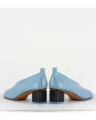 Escarpins en cuir Mildred bleus