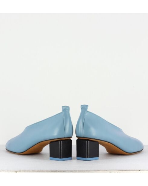 Escarpins en cuir Mildred bleus