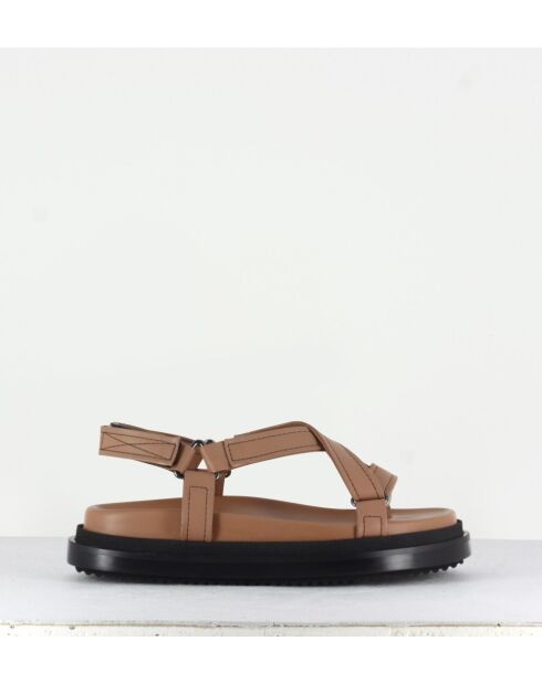 Sandali Cintia in pelle beige