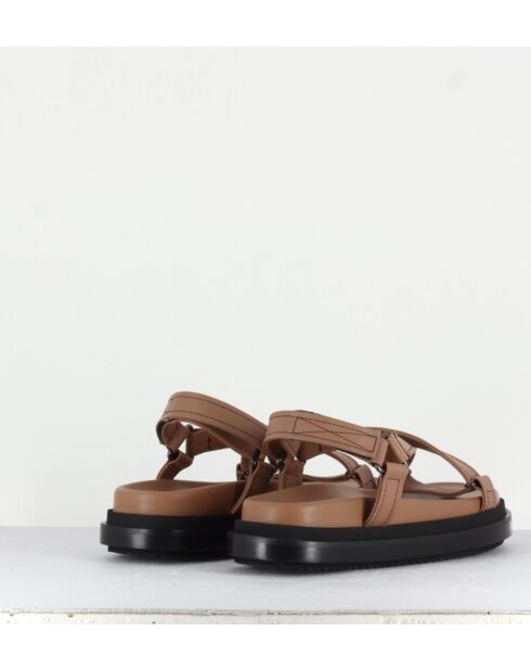 Sandali Cintia in pelle beige