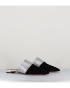 Rendezvous zwarte leren muiltjes