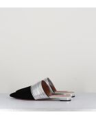 Rendezvous zwarte leren muiltjes