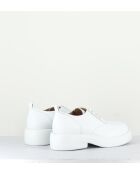 E2761 witte leren derby's