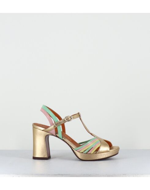 Sandali Kija44 in pelle multicolor - tacco 9cm