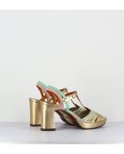 Sandali Kija44 in pelle multicolor - tacco 9cm