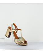 Sandali Kija44 in pelle multicolor - tacco 9cm