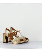 Sandali Kija44 in pelle multicolor - tacco 9cm