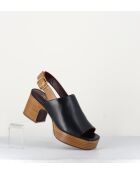 Sandali Milou nuit in pelle - tacco 6cm