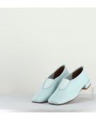 Ballerines en cuir Gillian bleues