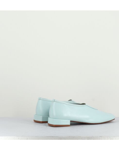 Ballerines en cuir Gillian bleues