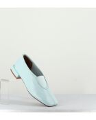 Ballerines en cuir Gillian bleues