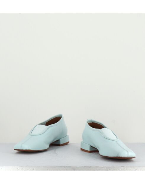 Ballerines en cuir Gillian bleues