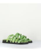 68750 groene leren sandalen