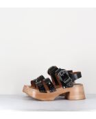 Sandali 3610 in pelle nera