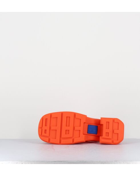 Zoccoli in gomma arancioni Blissa - tacco 6cm