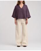 Milo Jay ecrufarbene Baumwollhose