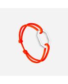 Octagon 22mm versilbert/orange plattiertes Armband