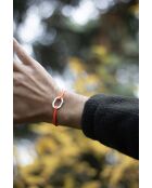 Octagon 22mm versilbert/orange plattiertes Armband