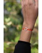 Bracelet Octogone 16mm plaqué argent /bleu ciel