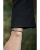 Gehamerde zilver/kaki vergulde platte schakelarmband van 16 mm