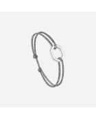 16 mm verzilverde achthoekige armband