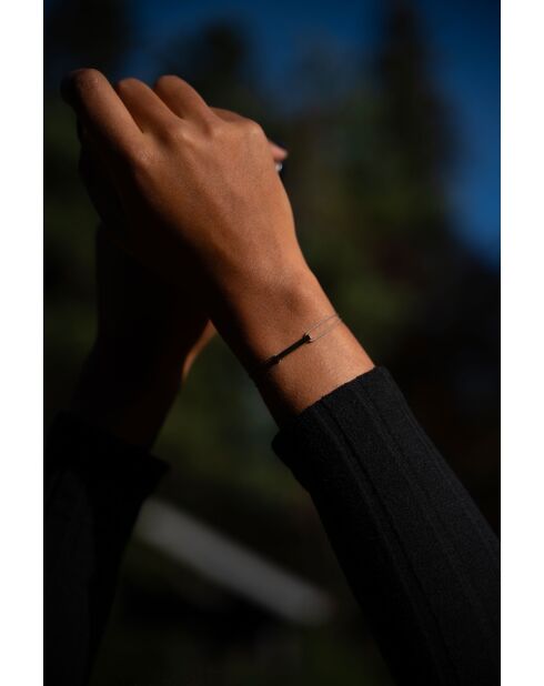 Achthoekige armbandpakketten in goud/bruin-zwart vergulde