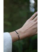 Bracelet Octogone 16mm plaqué doré/bleu