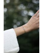 Octagon 16mm vergoldetes Armband