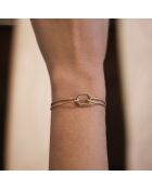 Octagon 16mm vergoldetes Armband