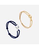 Octagon-Armbandpackungen mit Silber-/Blauvergoldung