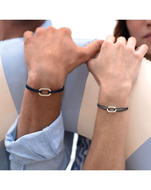 Vergulde achthoekige armbandpakketten met zilveren/blauwe eenden