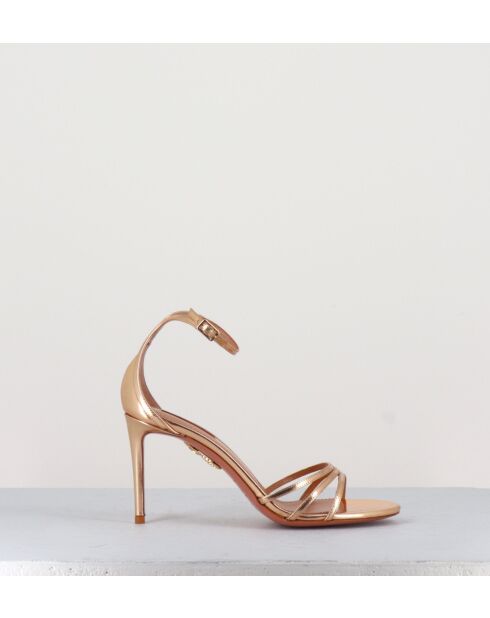 Sandales en cuir Very dorées