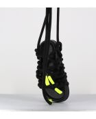 Jane zwarte leren sandalen