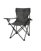 Fauteuil Le camping gris anthracite - 82x50x80 cm