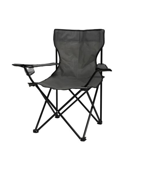 Fauteuil Le camping gris anthracite - 82x50x80 cm