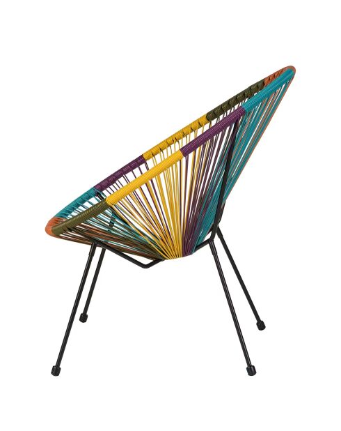 Poltrona in resina Le cabana 3 colori - D.72cm