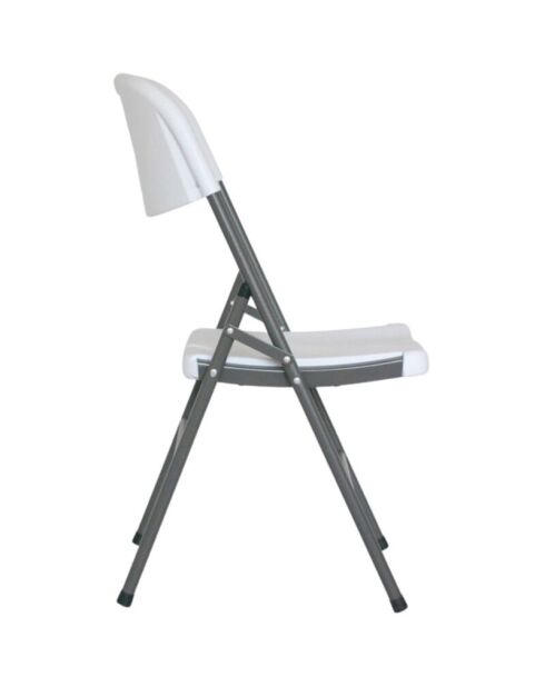 Set van 2 vouwstoelen Reception wit - 47x43x79 cm