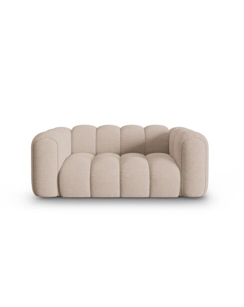 Canapé Elise 2 places cappuccino - 178x94x70 cm