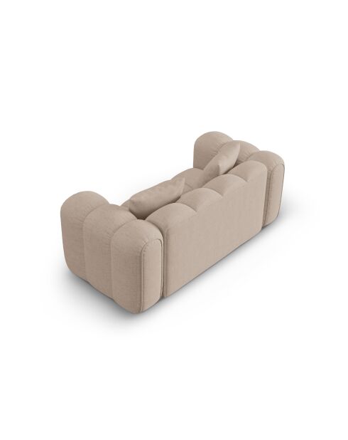 Canapé Elise 2 places cappuccino - 178x94x70 cm