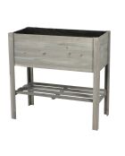 Moestuin op houten poten Mijn grijze tuin - 81x40x78 cm