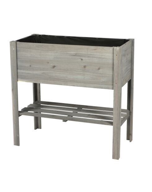 Moestuin op houten poten Mijn grijze tuin - 81x40x78 cm