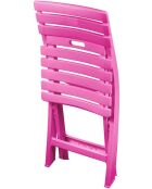 Set van 2 opvouwbare tuinstoelen Birki fuchsia - 41,5x40x79cm