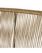 Le cabana taupe 2-zitsbank in hars - 137x92x85 cm