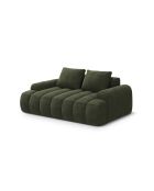 Divano Simona in velluto a 2 posti verde - 175x100x84 cm