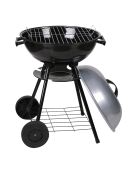 Barbacoa Elite con tapa negra - 47,5x44x70 cm