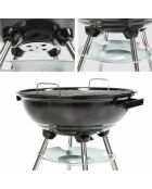 Barbacoa Elite con tapa negra - 47,5x44x70 cm