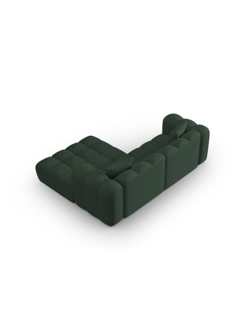 Elise 3-zits modulaire hoekbank rechts zeegroen - 238x190x70 cm