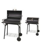 Barbacoa Elite con tapa negra - 84x70x105 cm