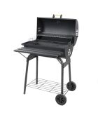 Barbacoa Elite con tapa negra - 84x70x105 cm